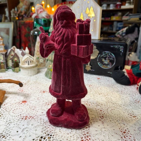 Felted Santa With Reindeer - Picture 4 of 8